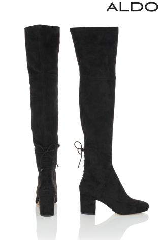 Aldo Block Heel Over The Knee Boots